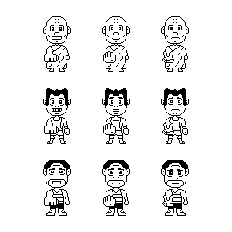 Memory Hand Chars 10